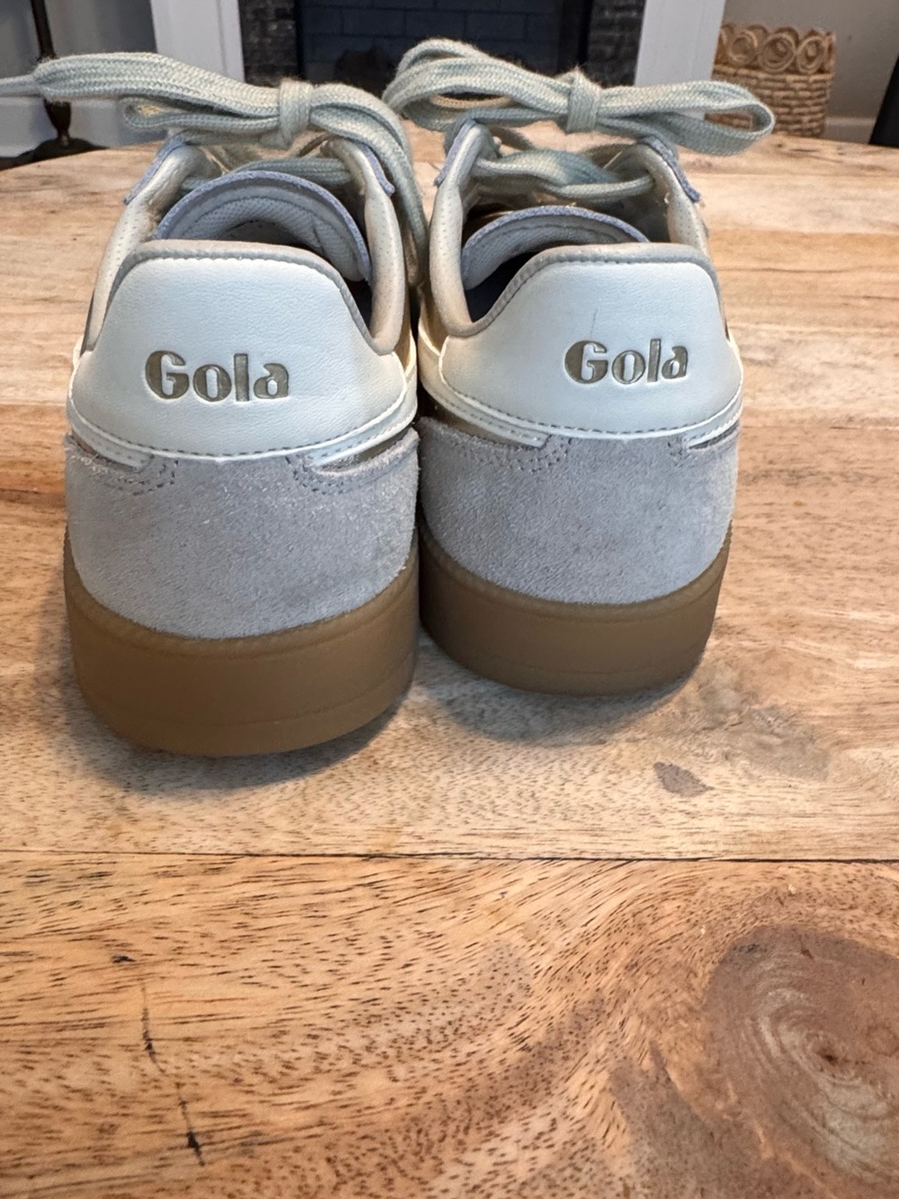 Gola Classics Viper Metallic Sneakers - Gold / Off-White - US Women's 6.5 - Picture 8 of 11